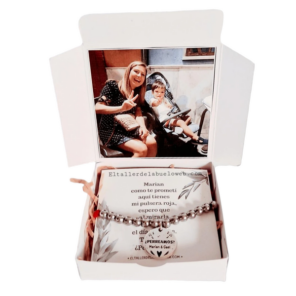 CAJA BLANCA CON FOTO