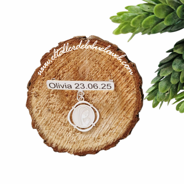 IMPERDIBLE PERSONALIZABLE VIRGEN