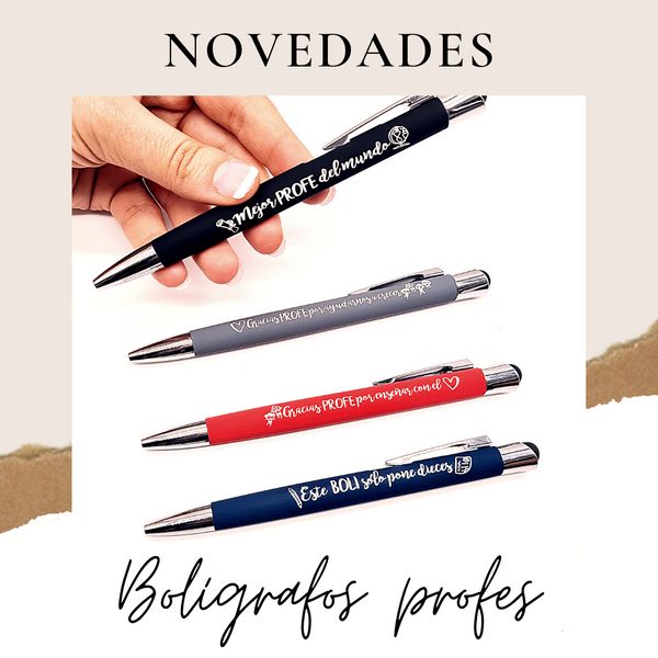 BOLIS CON FUNDA PERSONALIZADA PROFES