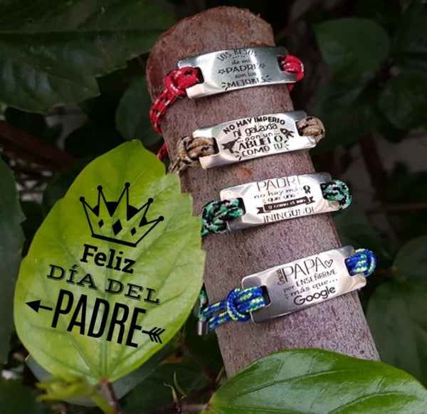 PULSERA PARA PAPÁ PARACORD