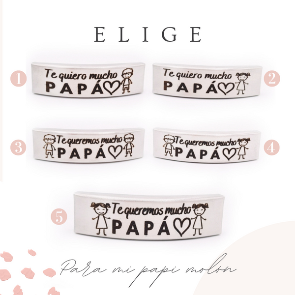 PULSERA TE QUIERO PAPÁ