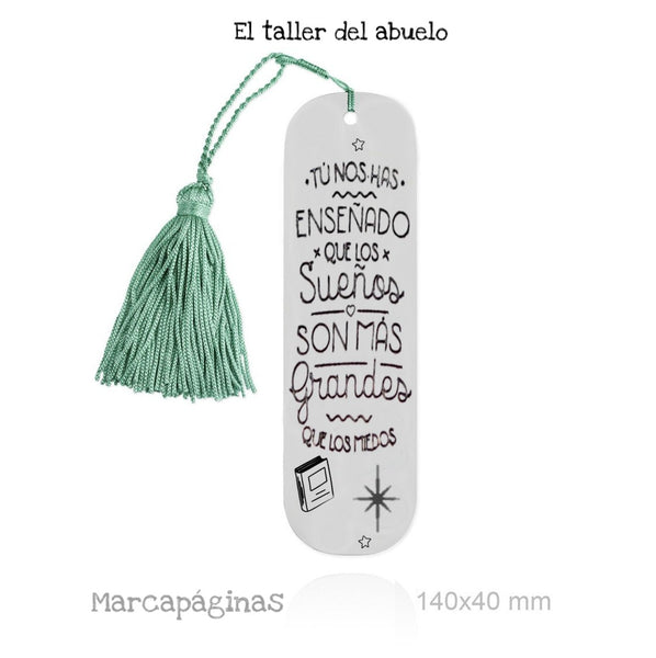 Marcapáginas "Tú nos has enseñado..."