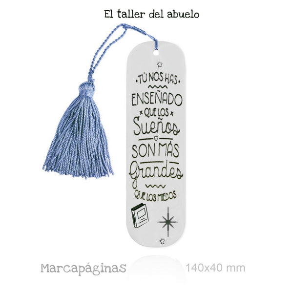 Marcapáginas "Tú nos has enseñado..."