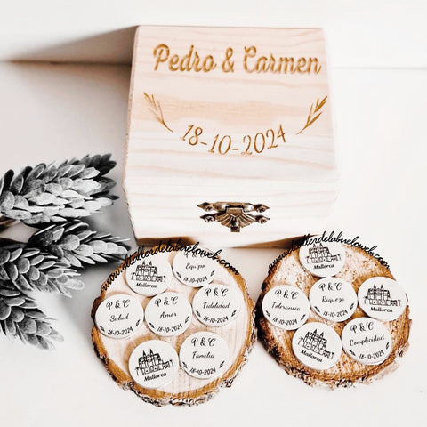 ARRAS DE BODA PERSONALIZADAS