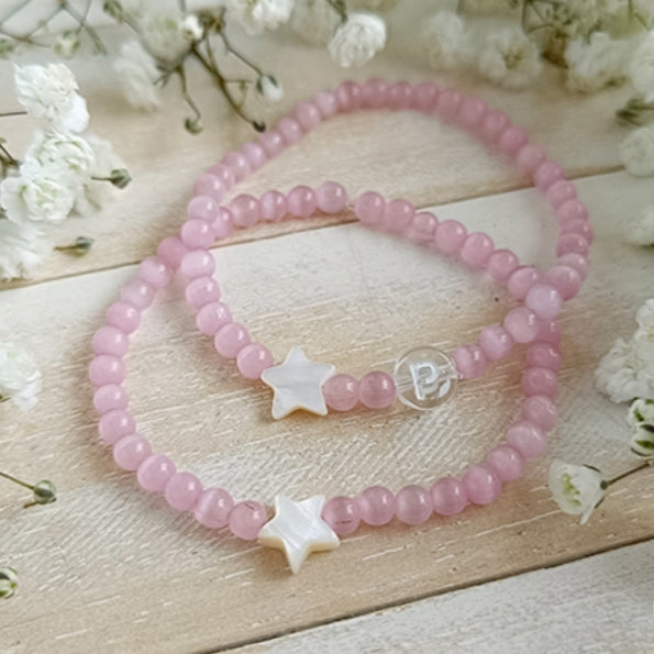 PULSERA INICIAL Y NÁCAR