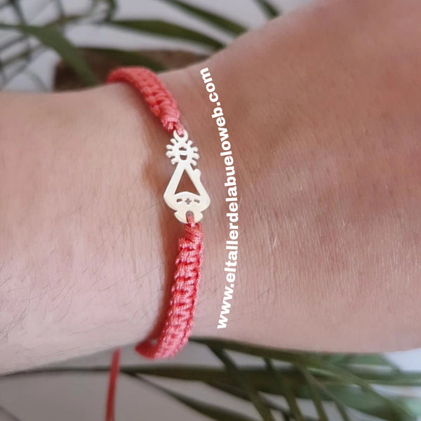PULSERA MACRAME VIRGEN DE COVADONGA