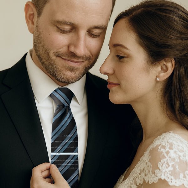 PERSONALISIERTE SILBERNE KRAWATTENKLEMME