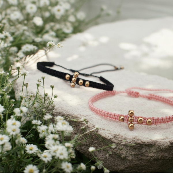 PULSERA CRUZ DORÉ