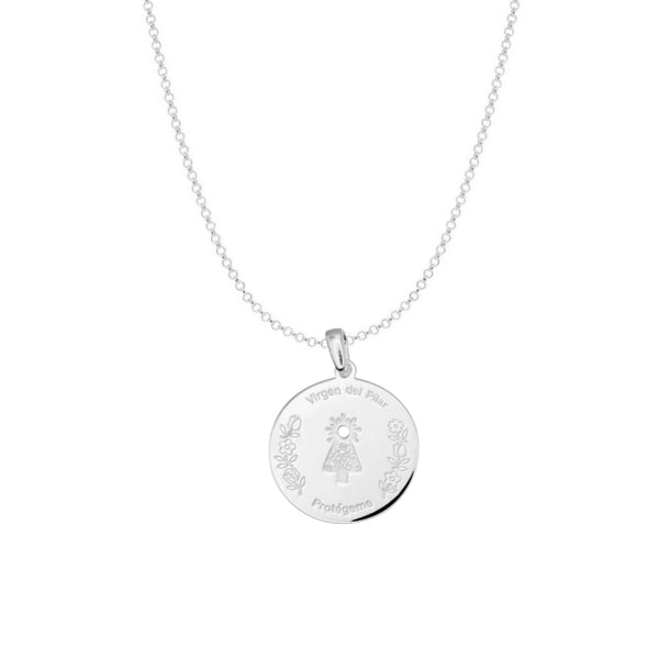 COLGANTE MEDALLA VIRGEN DEL PILAR