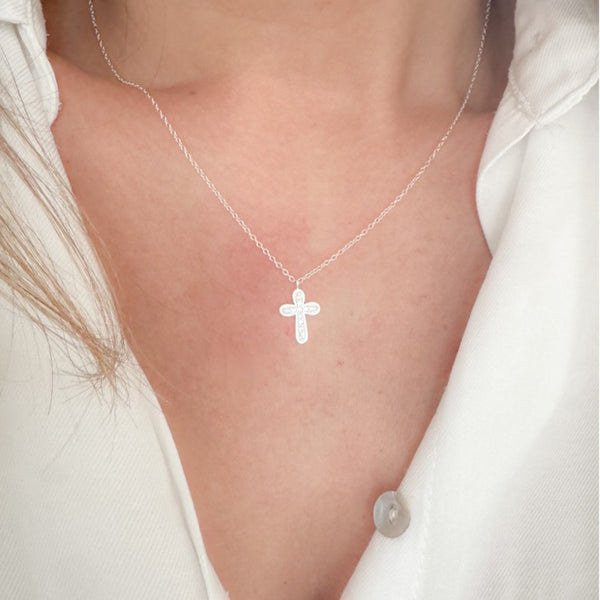 COLGANTE CRUZ Y CIRCONITAS