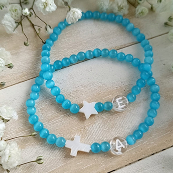 PULSERA INICIAL Y NÁCAR