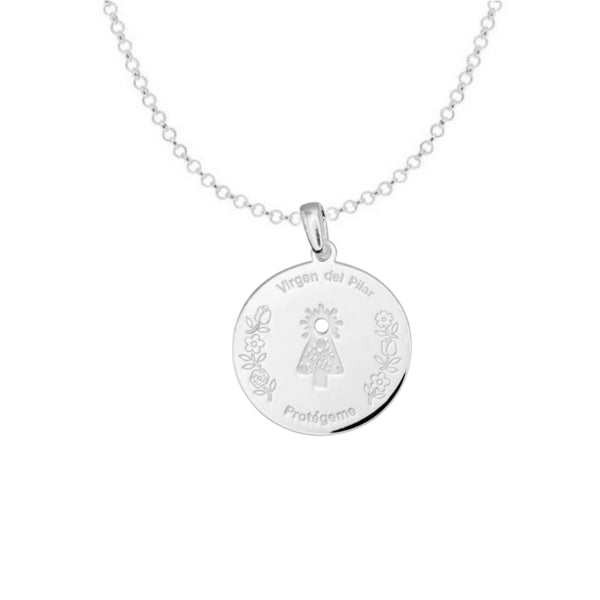 COLGANTE MEDALLA VIRGEN DEL PILAR