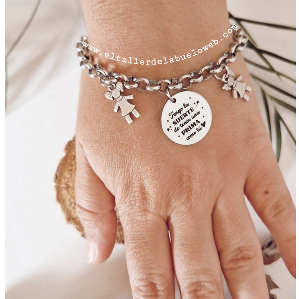 PULSERA PRIMAS EN ACERO