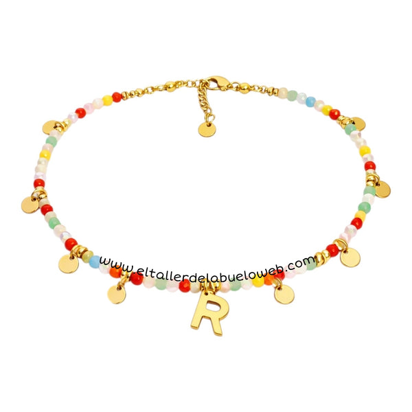 COLGANTE SUMMER VIBES CON INICIAL